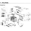 Samsung NV51K7770SG/AA-00 body diagram