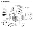 Samsung NV51K7770SS/AA-00 body diagram