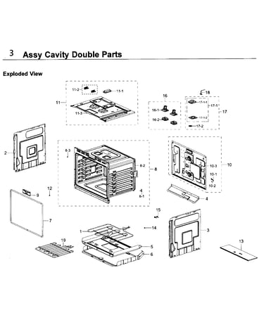 Cavity double parts