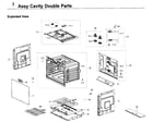 Samsung NV51K7770DS/AA-00 cavity double parts diagram