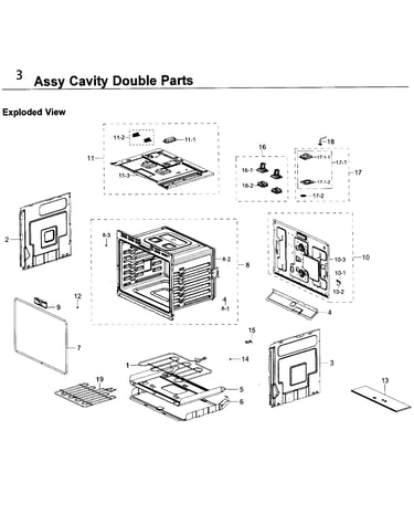 Cavity double parts