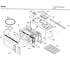 Bosch HMV5053U/01 cavity parts diagram