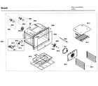 Bosch HBL5720UC/01 oven cavity diagram