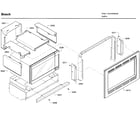 Bosch HBL5760UC/09 frame-microwave diagram