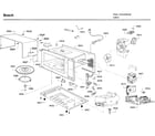 Bosch HBL5760UC/09 microwave asy diagram