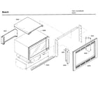 Bosch HBL8750UC/12 frame-microwave diagram