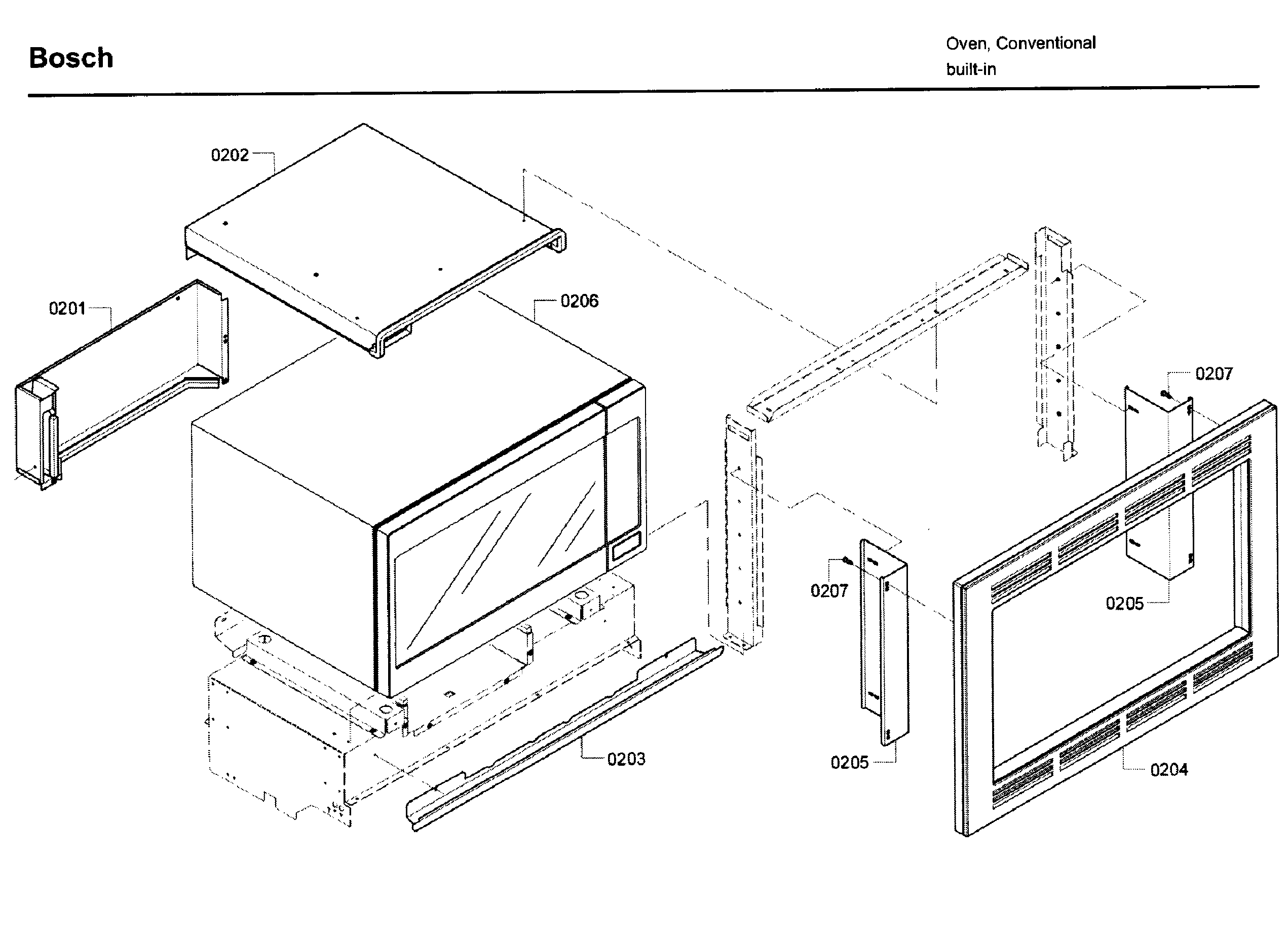 Frame-microwave