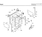 Bosch SHX43C02UC/26 frame diagram