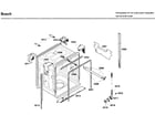 Bosch SHX43C02UC/53 frame diagram