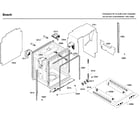 Bosch SHV68P03UC/58 frame diagram