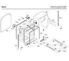 Bosch SHV68P03UC/60 frame diagram