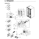 Samsung RS25H5121SR/AA-02 refrigerator diagram