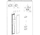 Samsung RS25J500DWW/AA-01 freezer door diagram
