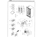 Samsung RH25H5611WW/AA-02 refrigerator diagram