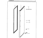 Samsung RH25H5611WW/AA-02 fridge door outer diagram