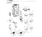 Samsung RF23J9011SG/AA-05 freezer diagram