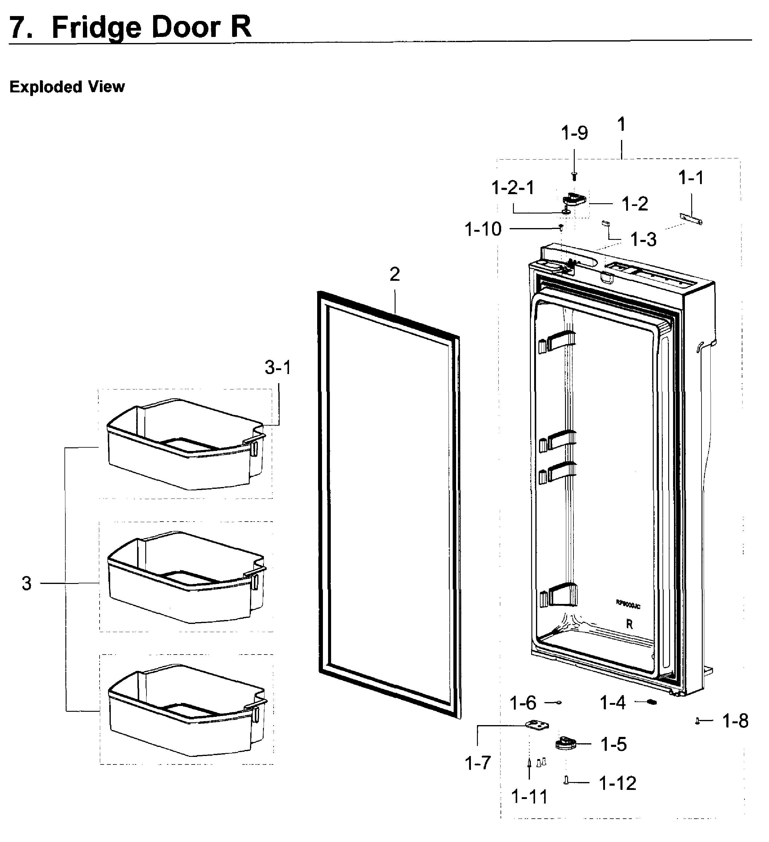 Fridge door r