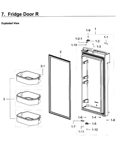 Fridge door r