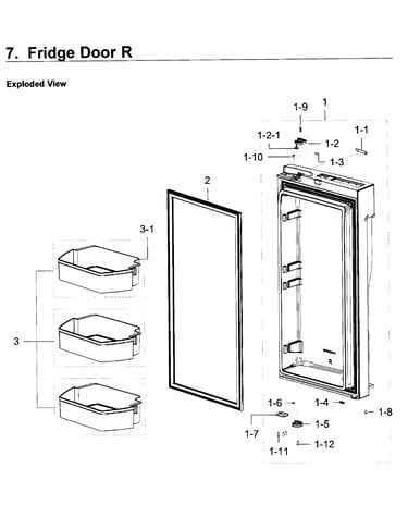 Fridge door r