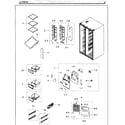 Samsung RH25H5611BC/AA-02 fridge diagram