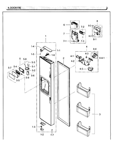 Door-freezer