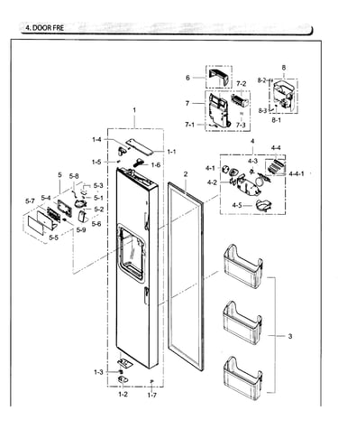 Door-freezer
