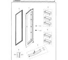 Samsung RH25H5611SG/AA-01 door ref inner diagram