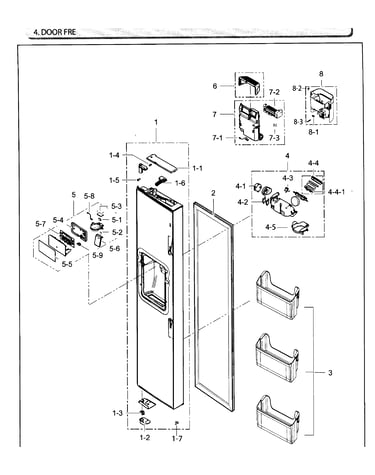 Door-freezer