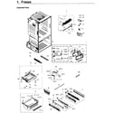 Samsung RF263BEAESR/AA-02 freezer / icemaker diagram