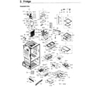 Samsung RF263BEAESR/AA-03 fridge diagram