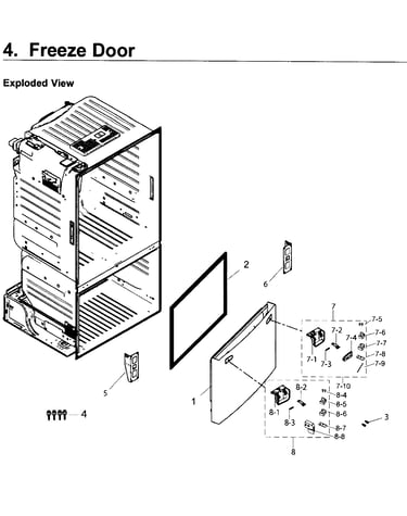 Door-freezer