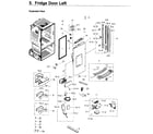 Samsung RF263BEAESR/AA-03 door ref inner diagram