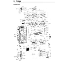 Samsung RF22K9581SG/AA-01 fridge / icemaker diagram