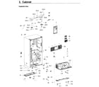 Samsung RF22K9581SG/AA-01 cabinet diagram
