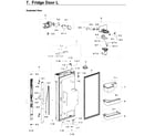 Samsung RF22K9581SG/AA-01 fridge door l diagram