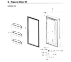 Samsung RF22K9581SG/AA-02 freezer door r diagram