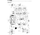 Samsung RF22K9581SR/AA-01 fridge / icemaker diagram