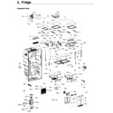 Samsung RF22K9581SR/AA-02 fridge / icemaker diagram