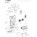 Samsung RF22K9581SR/AA-02 cabinet diagram