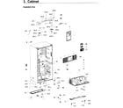 Samsung RF22K9581SR/AA-02 cabinet diagram