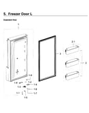 Freezer door l