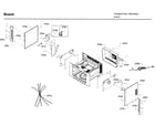 Bosch HMC54151UC/01 frame diagram