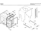 Bosch SHE53T56UC/09 frame diagram