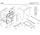 Bosch SHX68T56UC/09 frame diagram
