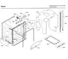 Bosch SHE3AR75UC/22 frame diagram