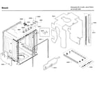 Bosch SHE3AR76UC/22 frame diagram