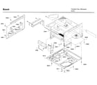 Bosch HMD8053UC/01 panel asy diagram