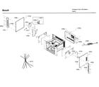 Bosch HMC87152UC/01 housing diagram