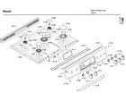 Bosch HDI8054U/03 cooktop diagram
