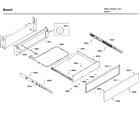 Bosch HDI8054U/03 drawer diagram